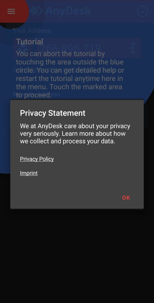 Privacy Policy of AnyDesk