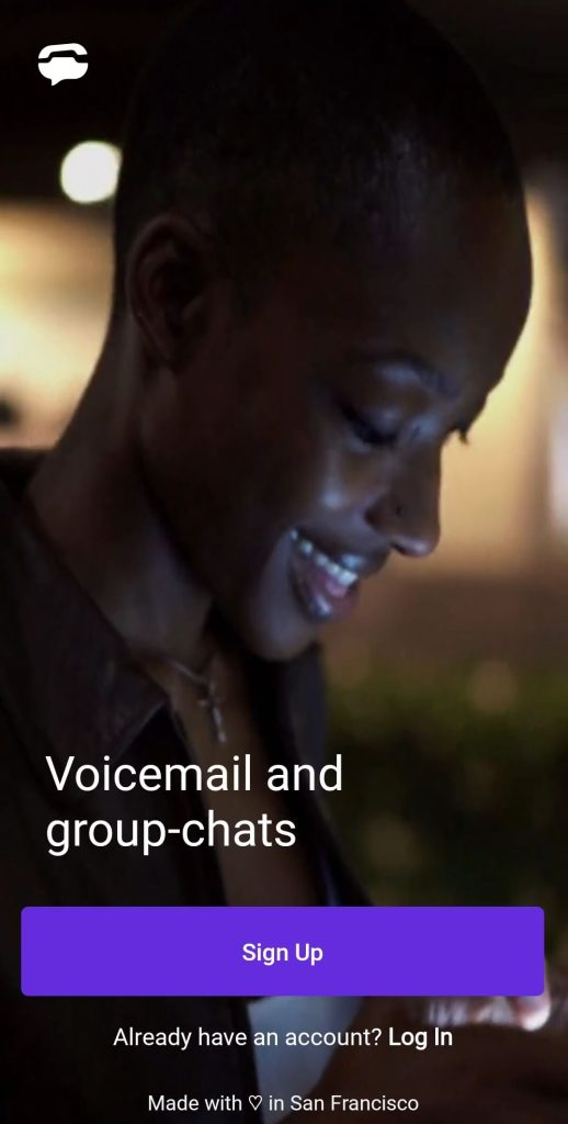 sign up to text now app