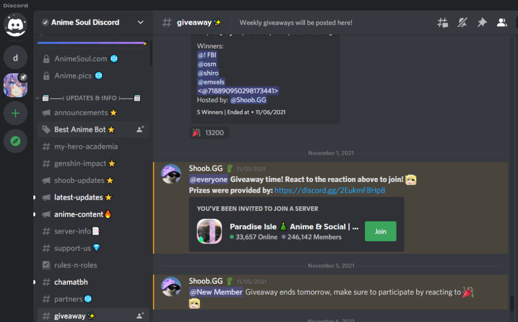 Anime Adventures Discord Server  Followchain