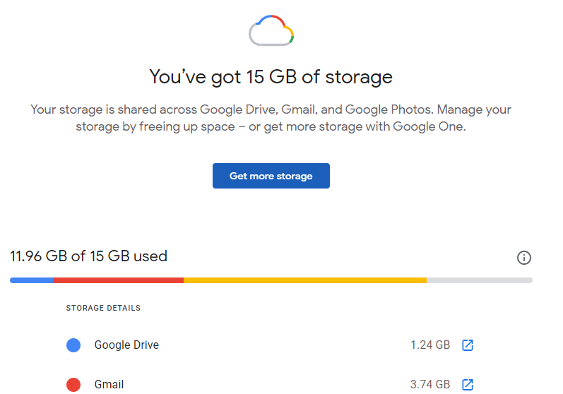 Buy more storage