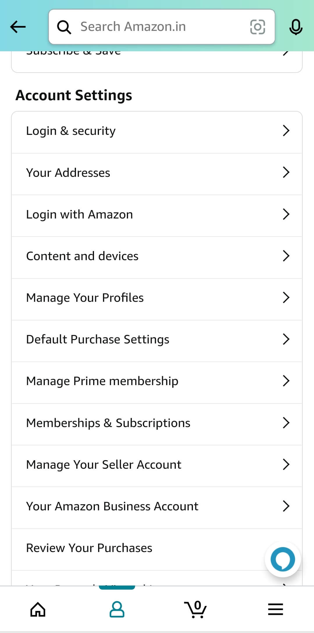 Manage prime membership