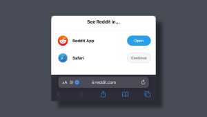 How to Disable Open in App Popup on Reddit