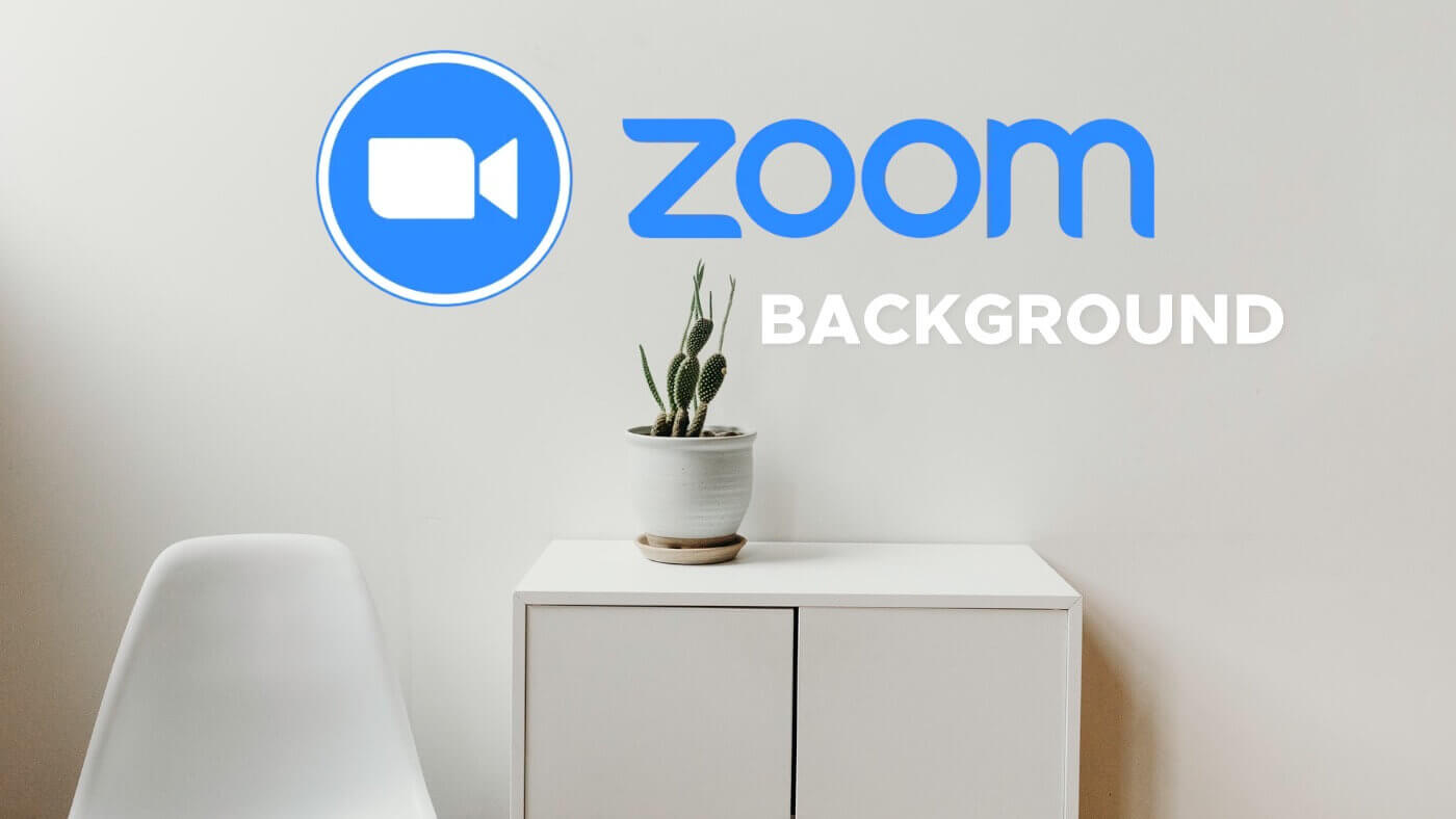 How to change background in Zoom?
