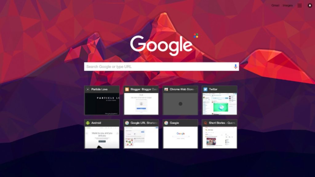 Change Google background