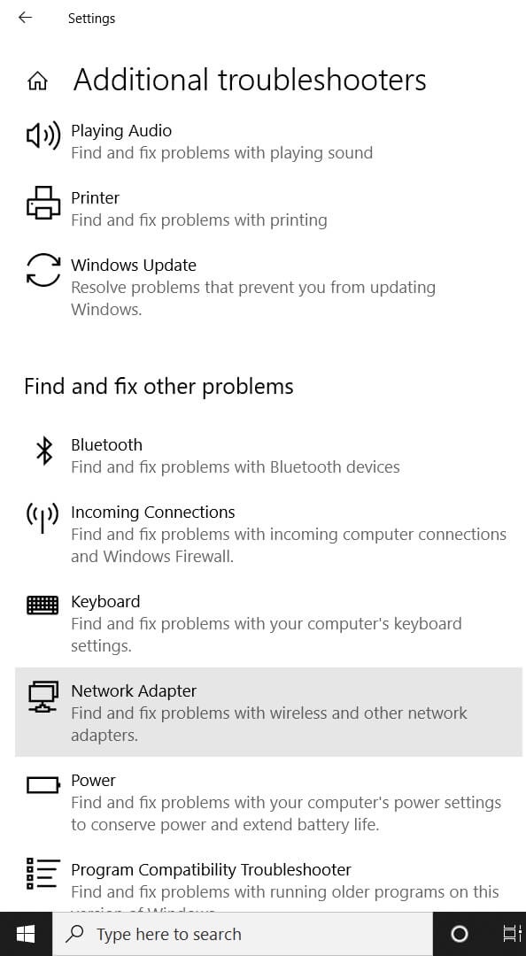 Hotspot troubleshooter