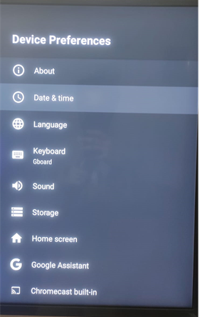 Change Data and Time on your Smart TV