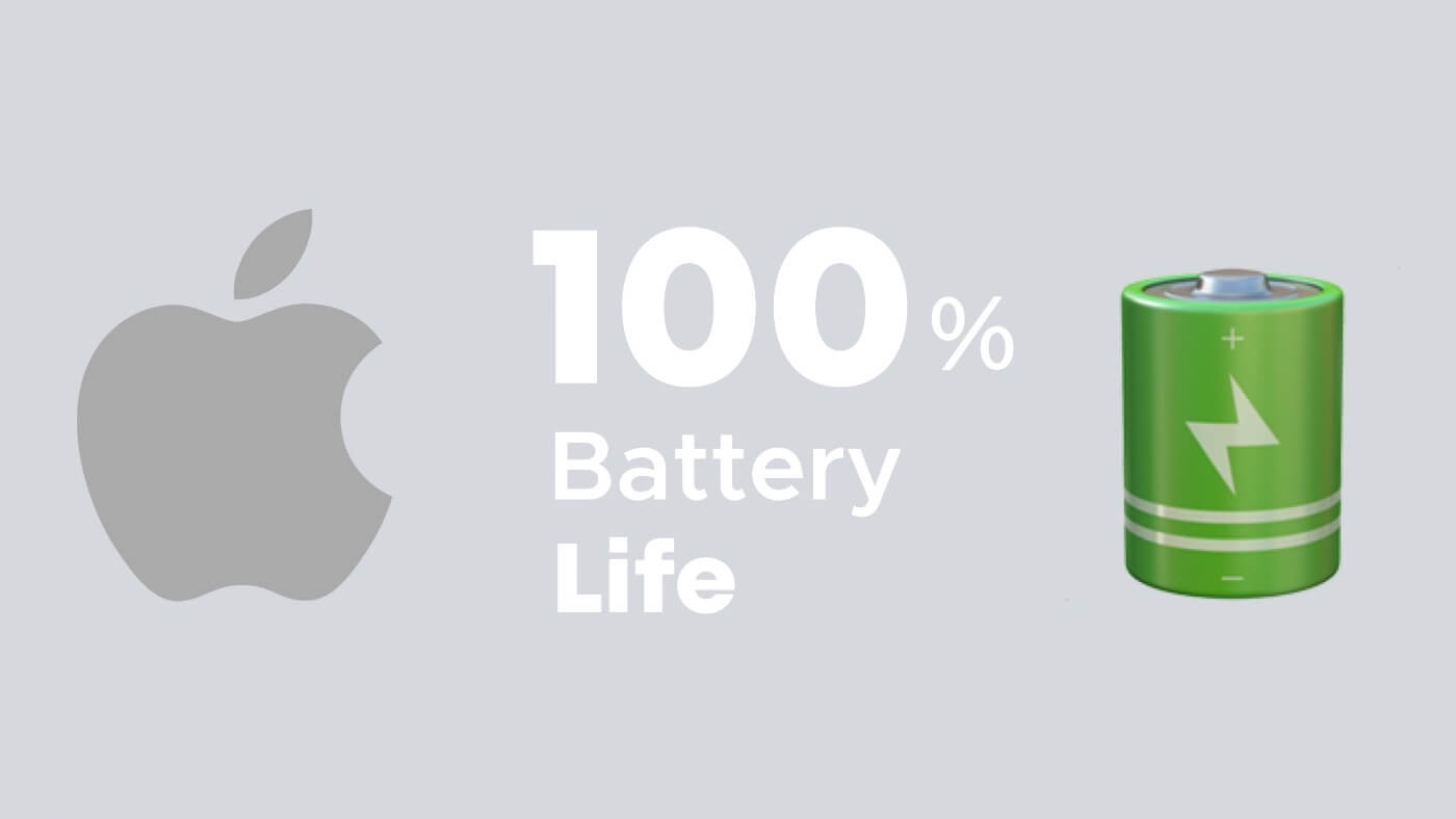 Maintain 100% battery life on iPhone