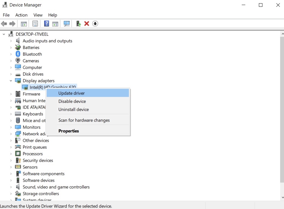 Update Graphic Drivers on Windows