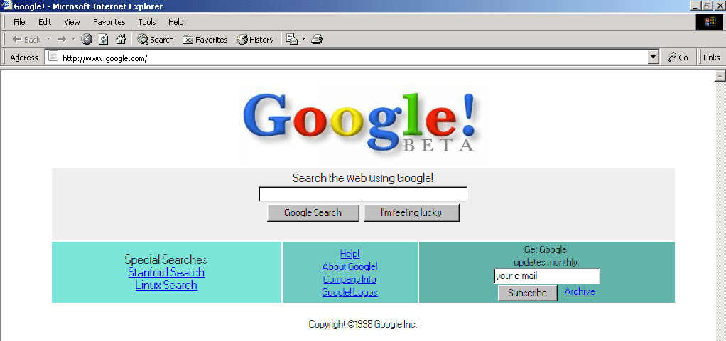 Google in 1998