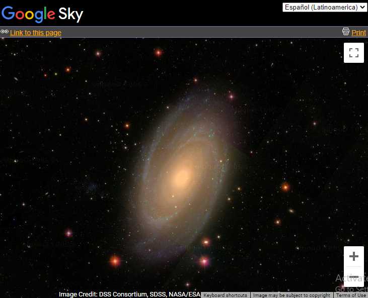 Google sky trick