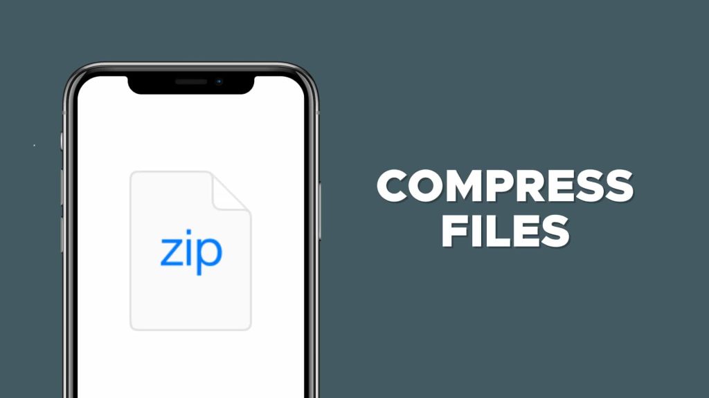 Compress files to ZIP on iPhone