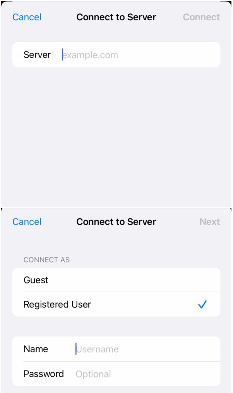 How to Connect to an FTP Server on iPhone