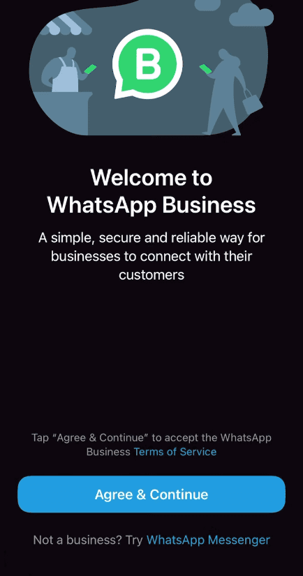 Accept WhatsApp Terms of Service