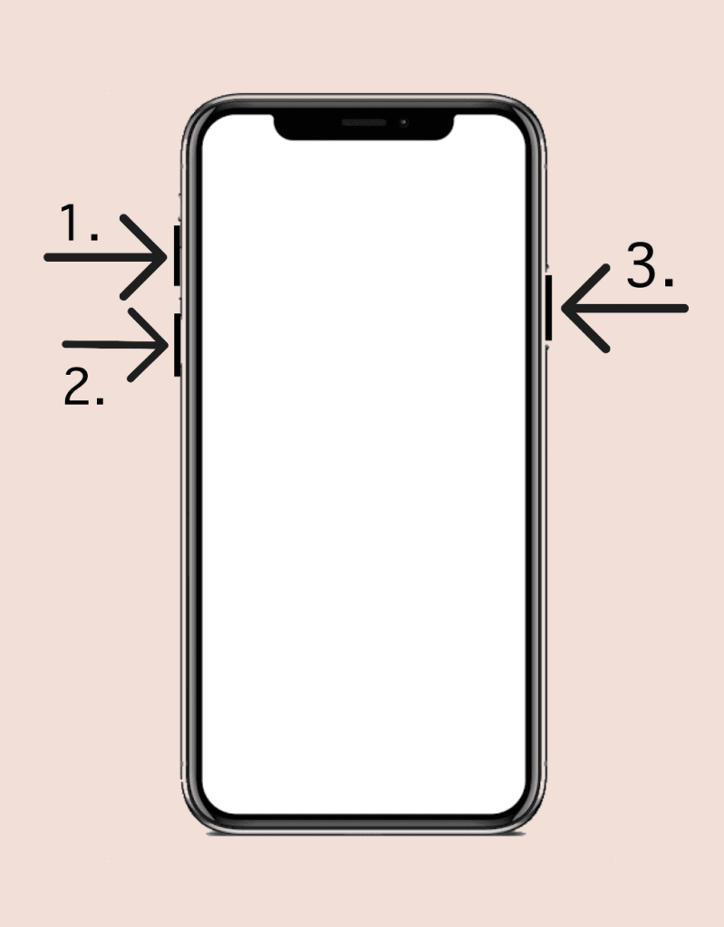 Button instructions to clear iPhone RAM