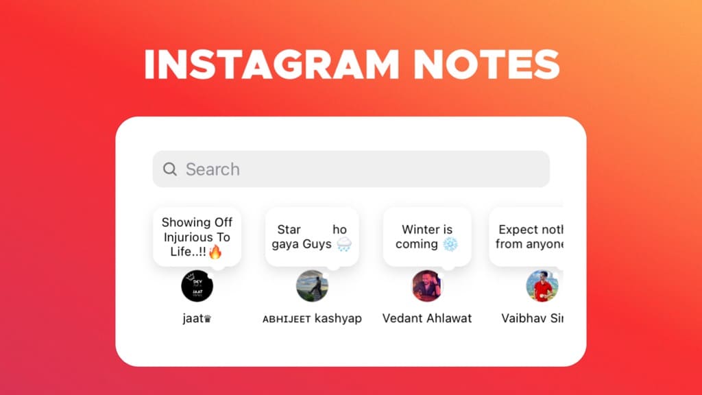 Best Instagram notes - cool and unique status