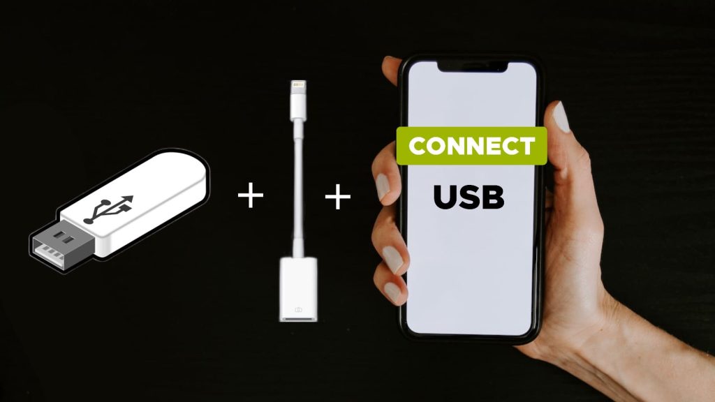 Connect USB storage devices to your iPhone