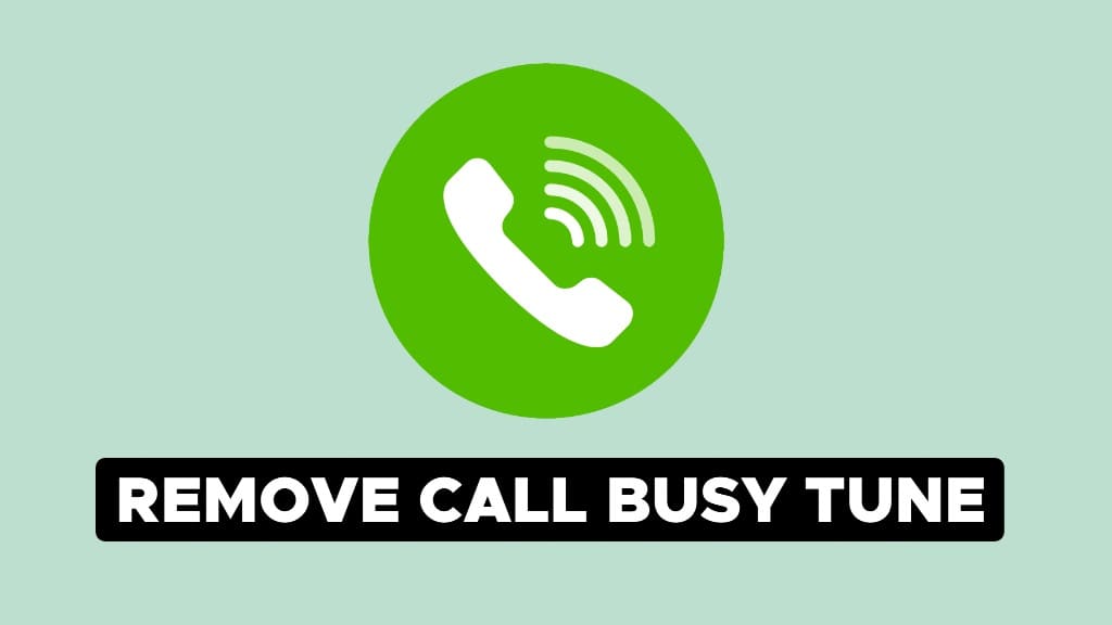 Remove call waiting busy tune during call