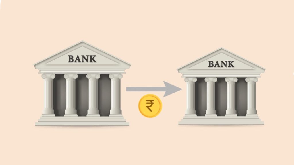 Transfer money between own bank accounts