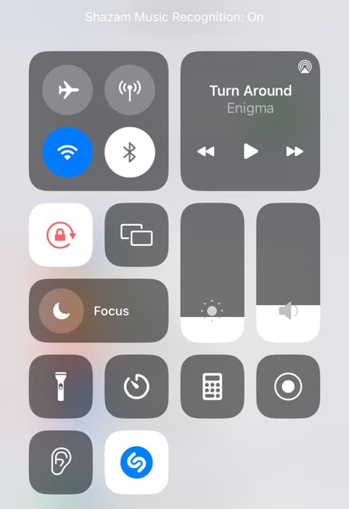 Identify a song with Shazam on iPhone