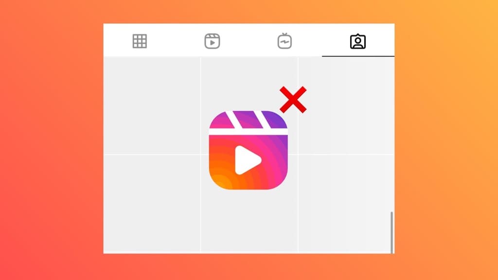 Remove Instagram reel from profile grid