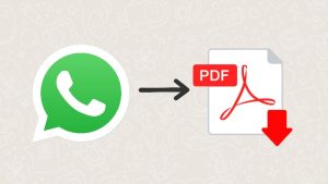 How to Save WhatsApp Chats as PDF [2023]