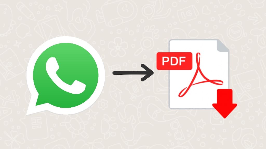 Save WhatsApp chats as PDF