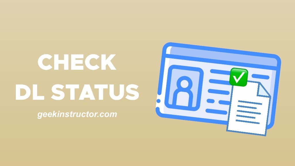 Check DL status online