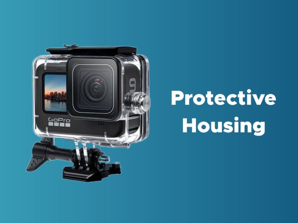 GoPro protective casing for underwater usage