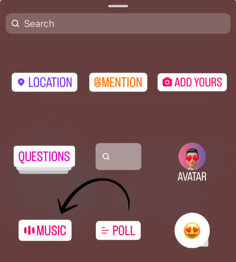 Add music to Instagram story