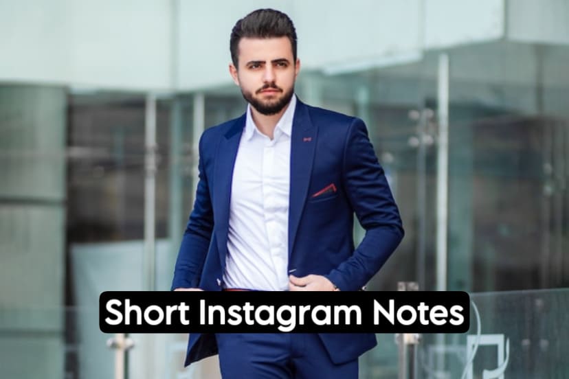 Short Instagram notes for boys