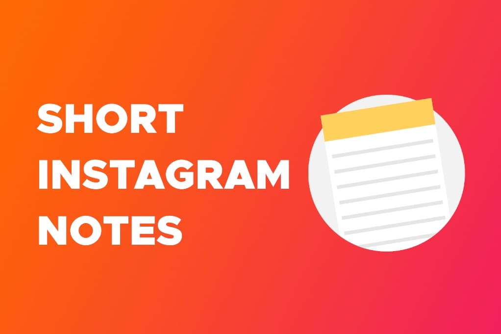 Short Instagram Notes ideas