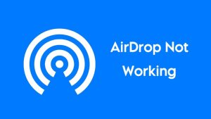 Fix AirDrop not working on iPhone