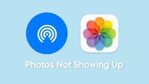 AirDrop photos not showing up on iPhone