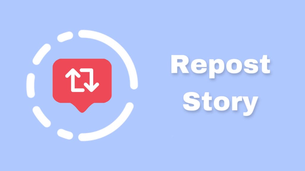 Repost a story on Instagram