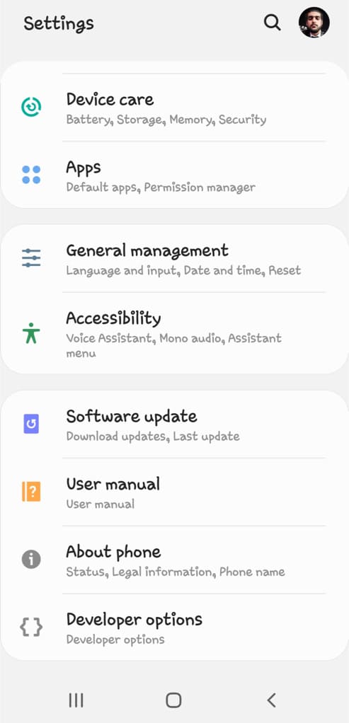 About phone option