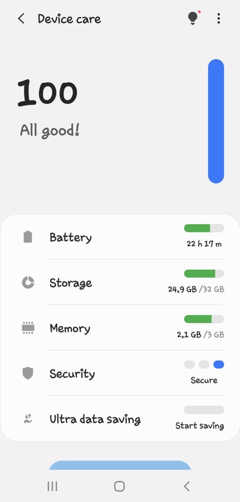 Battery device care