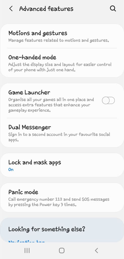 Dual Messenger feature on Android
