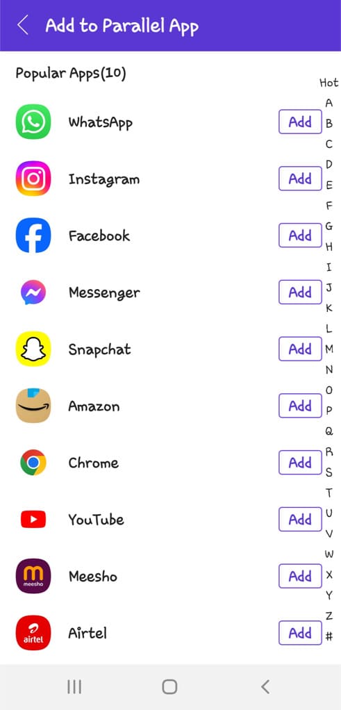 Install same app twice with Parallel Space