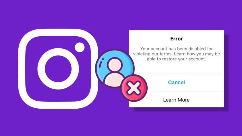 Instagram account disabled recovery