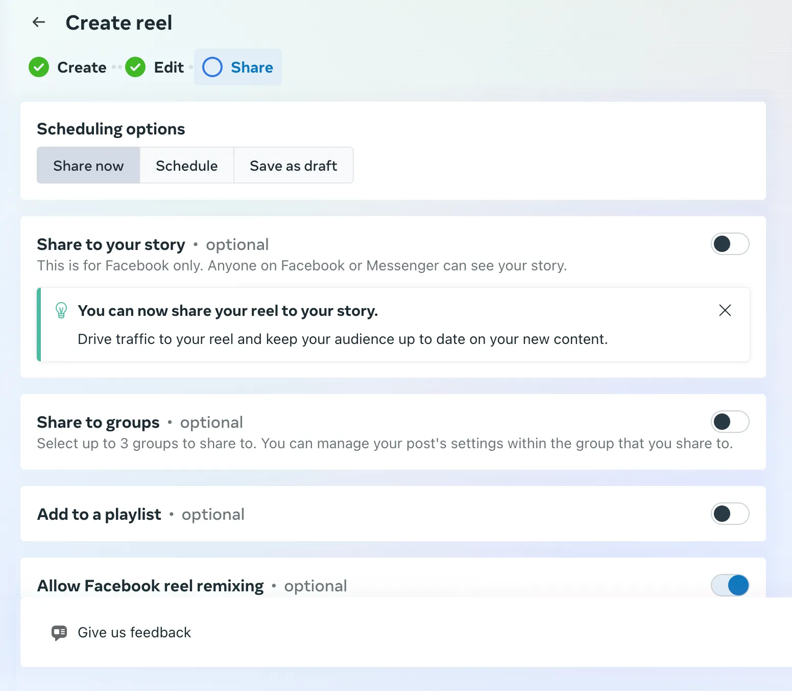 Share Instagram reel from PC using Meta Business Suite