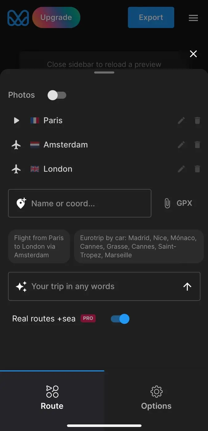 Add Routes and Locations
