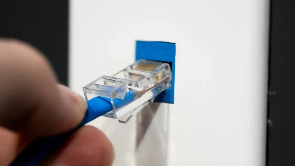 Use wired connection to increase internet speed