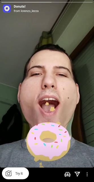 donuts effect on Instagram